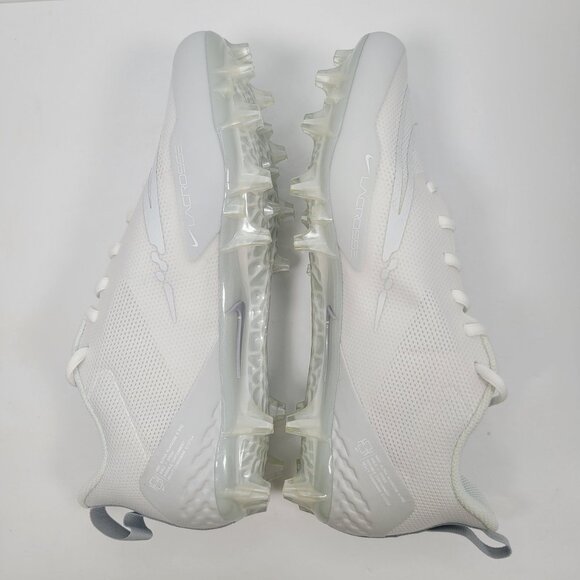Nike Alpha Huarache 8 Pro Lax Men's White Lacrosse Cleats CW4439-110 US Sz 9 NWB - Picture 8 of 10